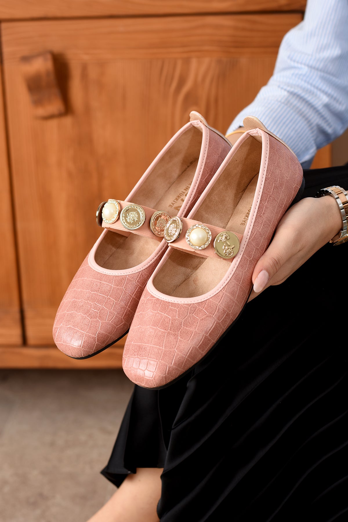 Loves Kadın Babet Rahat Hafif Ses Yapmaz Ortopedik Günlük Ayakkabı Babet Ev Ofis Dış Mekan Ayakkabı