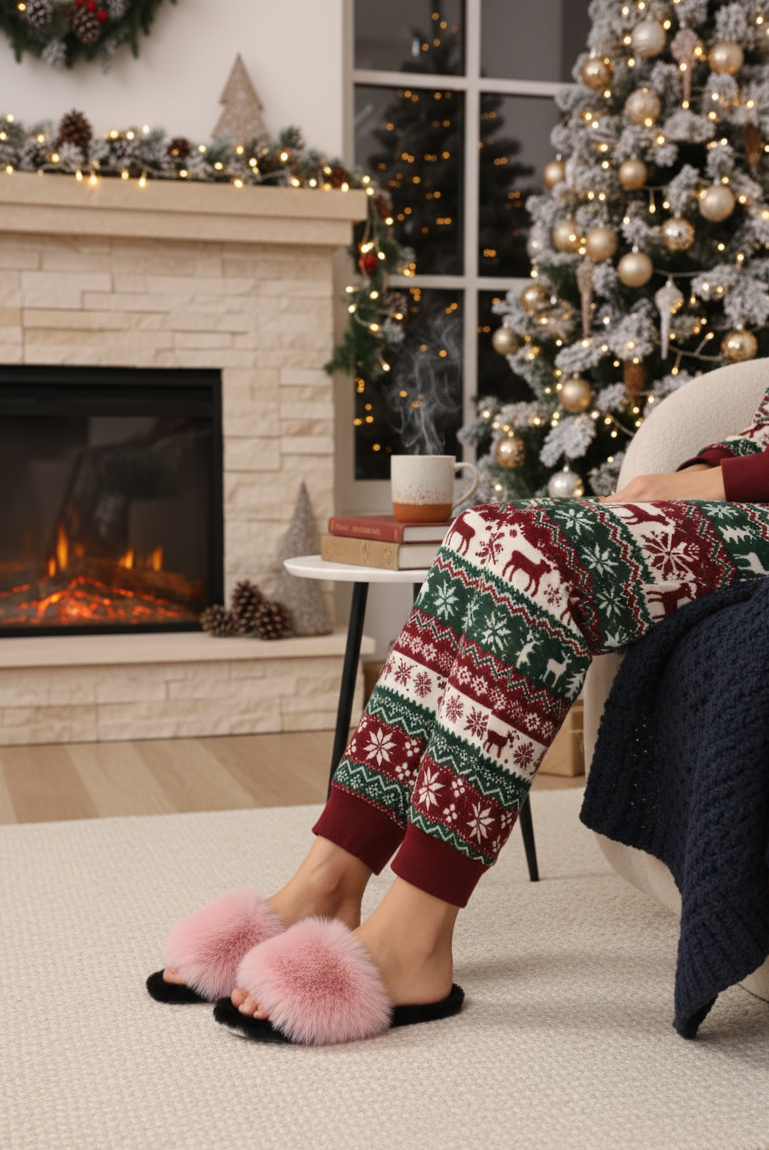 Henna Kadın Ev Terliği Peluş Tüylü Terlik Yıkanabilir Çeyiz ve Bohça Terliği Ses Yapmaz Taban