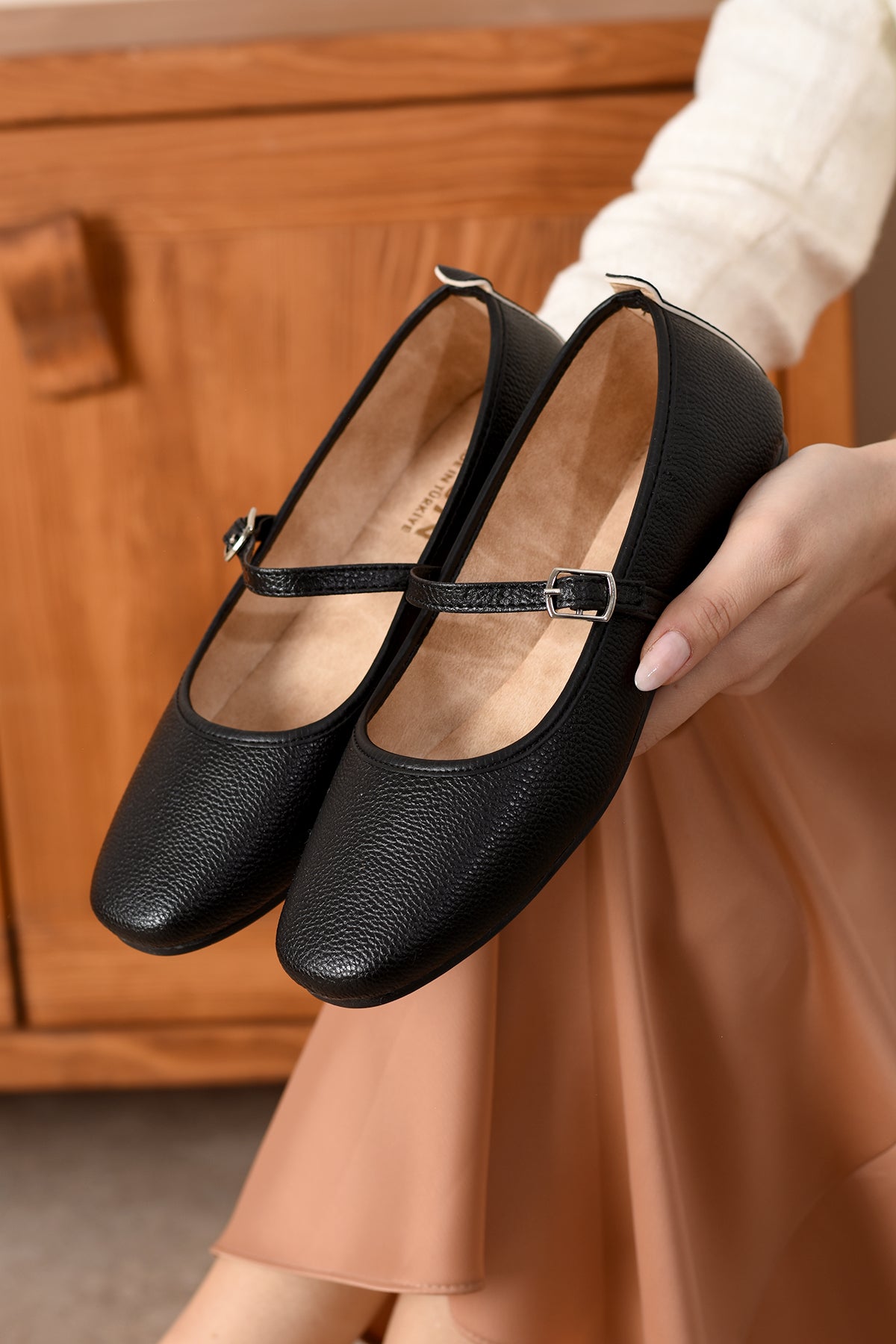 Pretty Kadın Babet Rahat Hafif Ses Yapmaz Ortopedik Günlük Ayakkabı Babet Ev Ofis Dış Mekan Ayakkabı