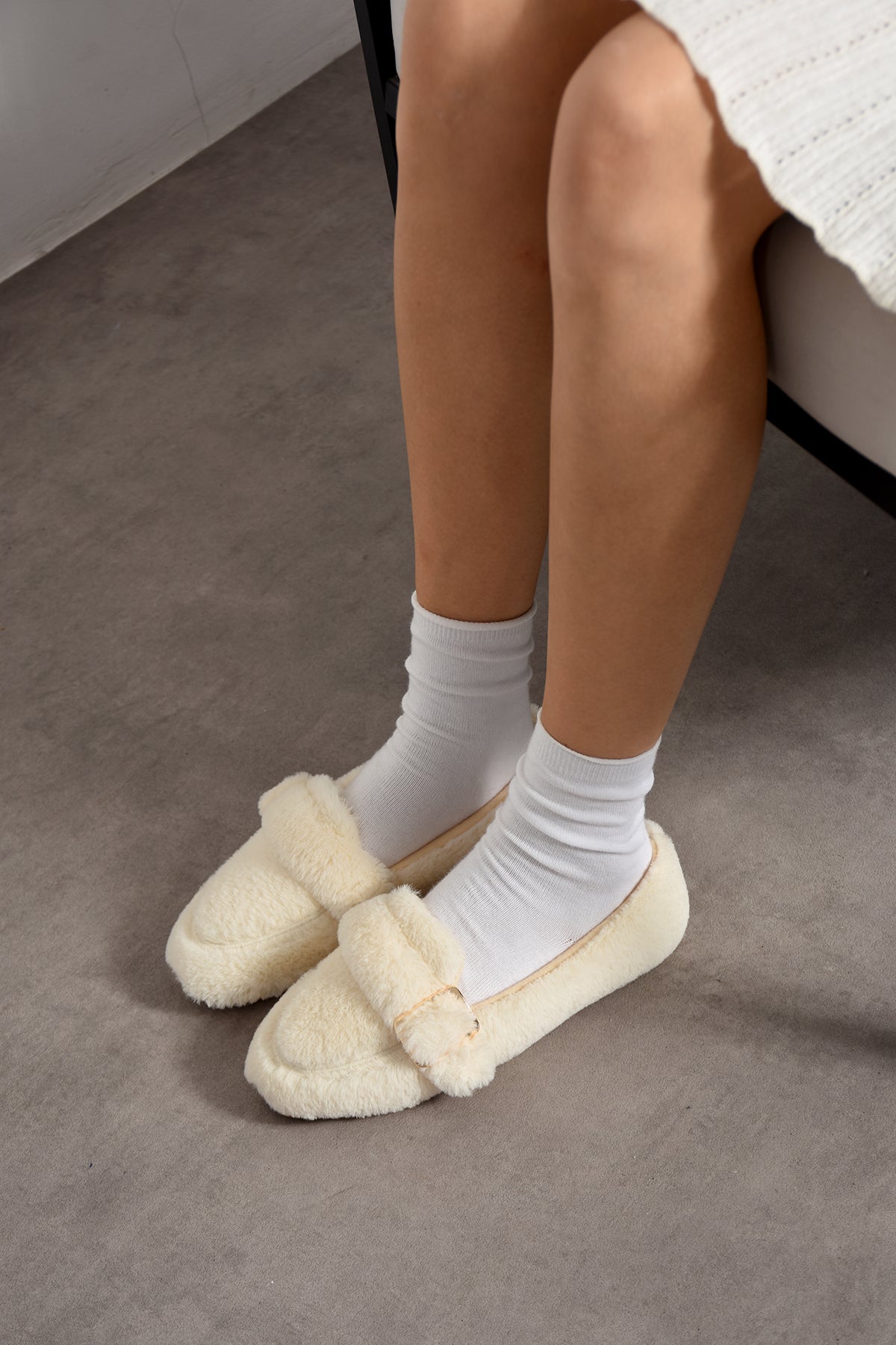 Mira Kadın Şık Ev Babet Rahat Hafif Ortopedik Günlük Ayakkabı Babet Ev Ofis Dış Mekan Ayakkabı