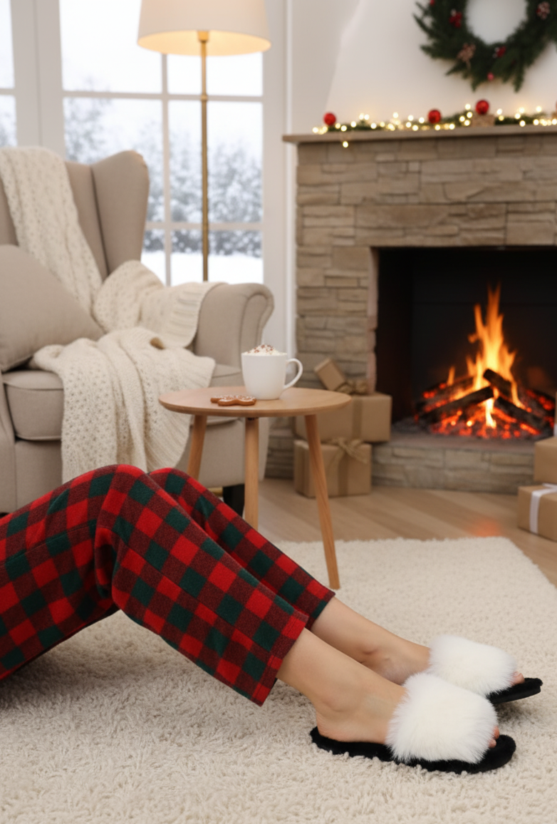 Henna Kadın Ev Terliği Peluş Tüylü Terlik Yıkanabilir Çeyiz ve Bohça Terliği Ses Yapmaz Taban