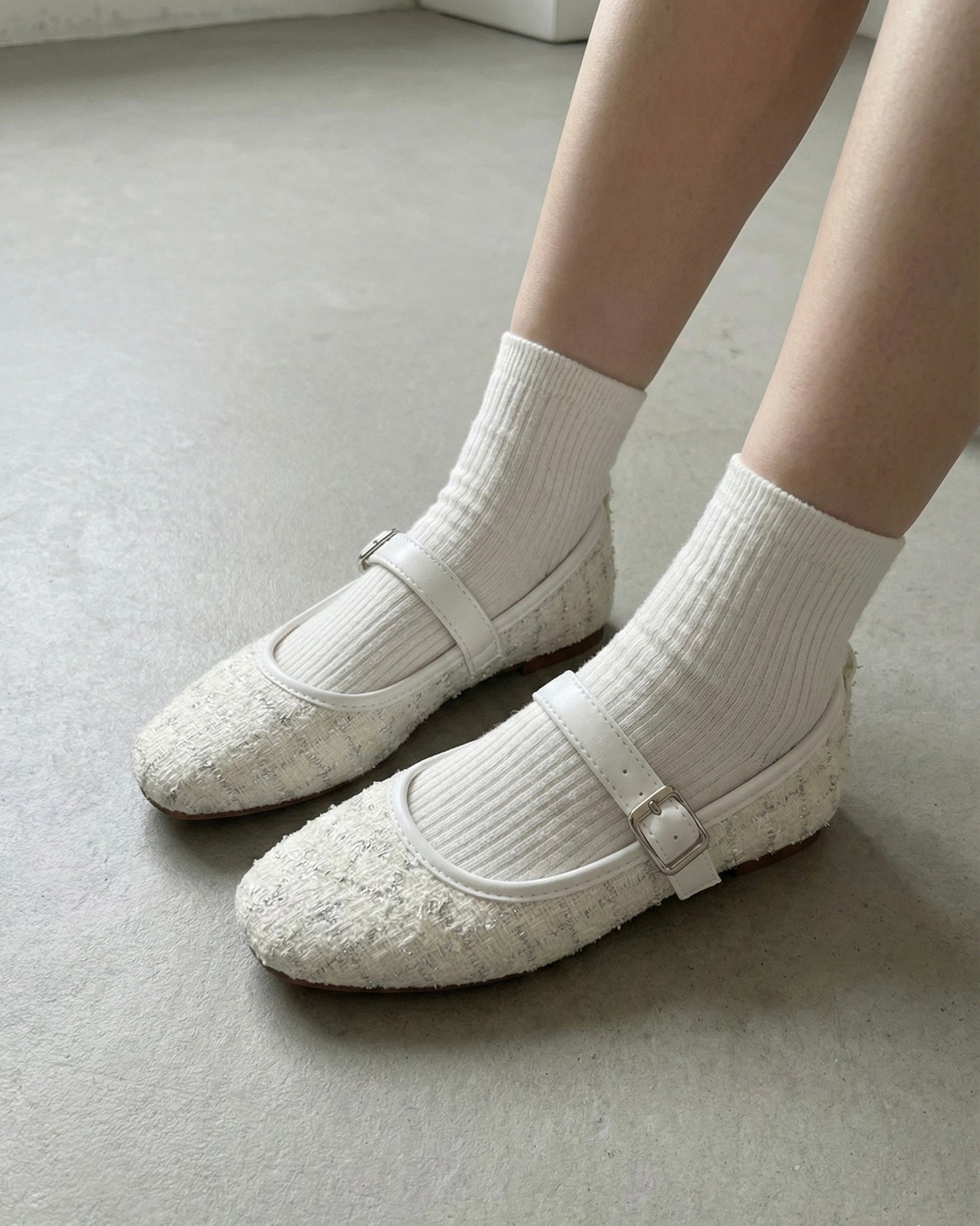 LADY KADIN TÜVİT KETEN BABET MARY JANE