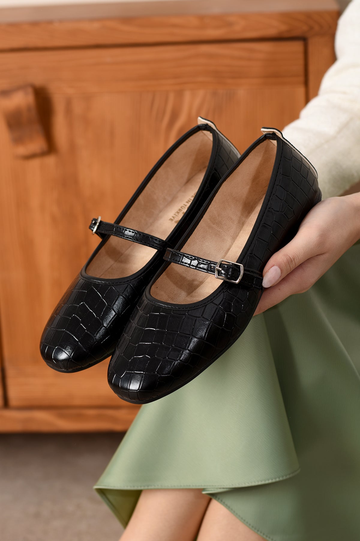 Mia Kadın Babet Rahat Hafif Ses Yapmaz Ortopedik Günlük Ayakkabı Babet Ev Ofis Dış Mekan Ayakkabı