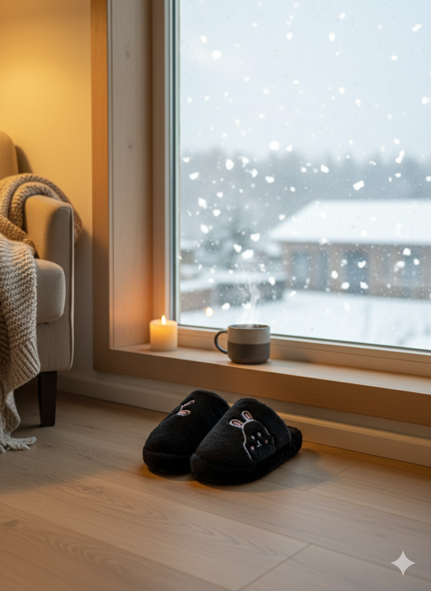 Rabbit Pembe Kadın Ev Terliği Peluş Terlik Çeyiz ve Bohça Terliği Ses Yapmaz Kalın Taban