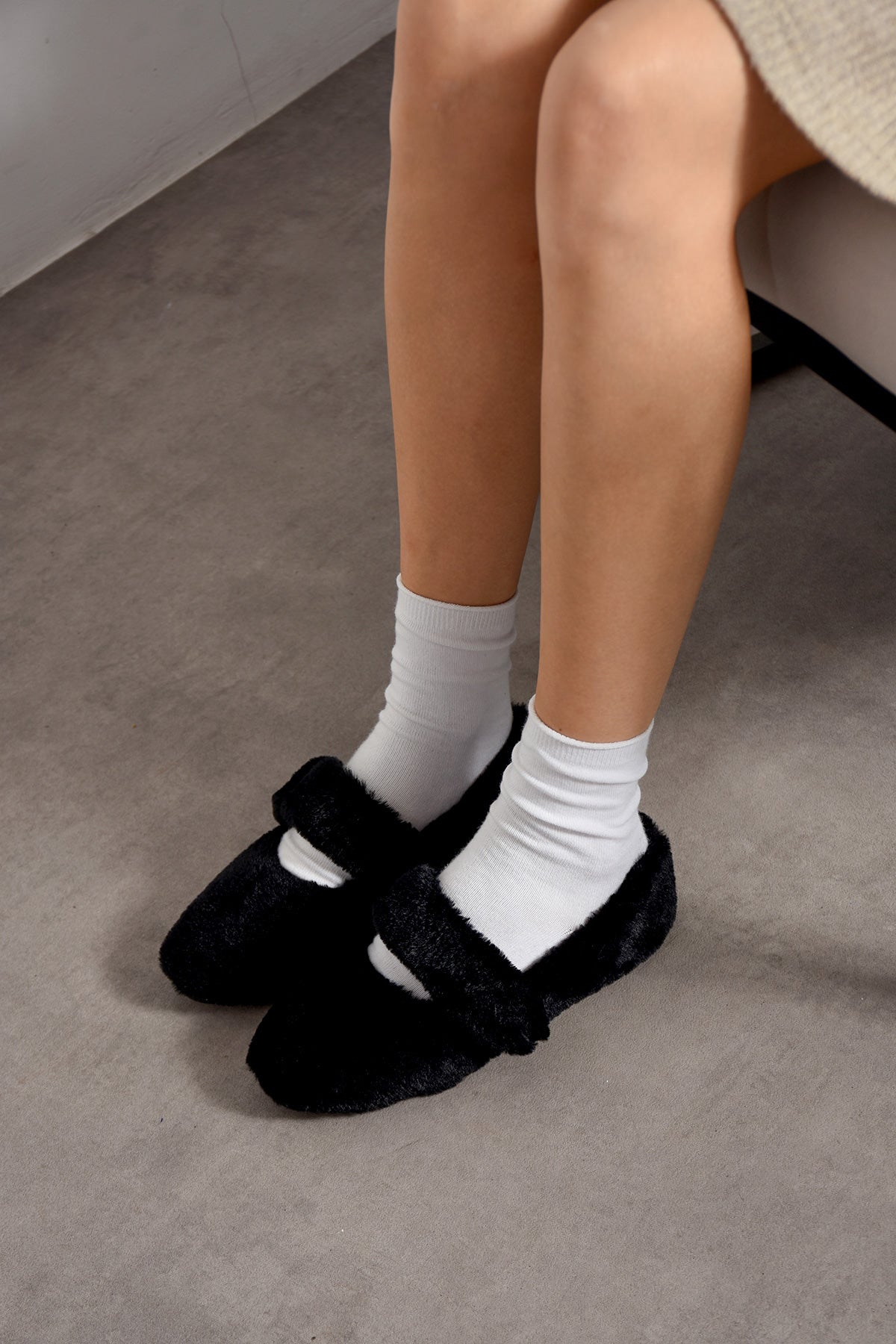 Melody Kadın Şık Ev Babet Rahat Hafif Ortopedik Günlük Ayakkabı Babet Ev Ofis Dış Mekan Ayakkabı